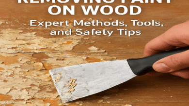 Removing Paint on Wood
