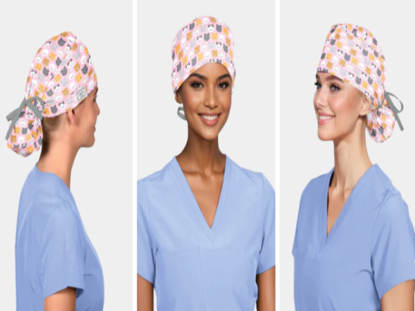 Hello Kitty Scrub Caps