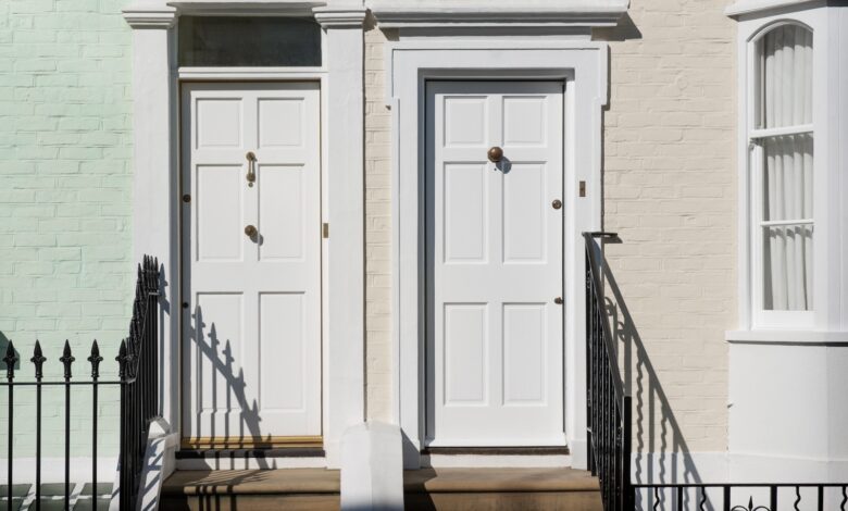 Modern Grey Front Door