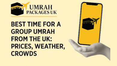 Best Time for a Group Umrah from the UK: Prices, Weather, Crowds